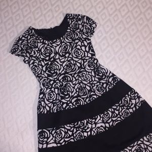 Black and white dress